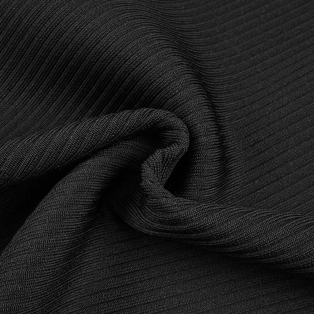 Cuffed Ribbed Maxi (Black)