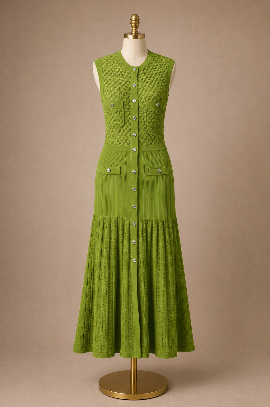 Ella Maxi Dress (Olive)