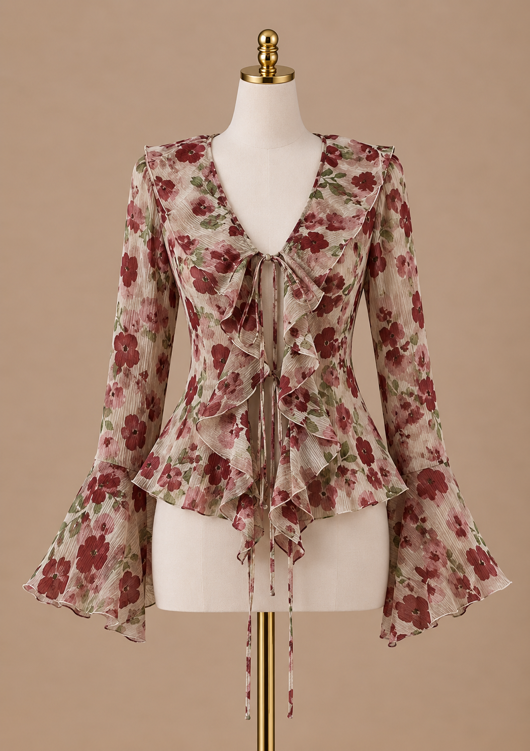Floral Chiffon Blouse