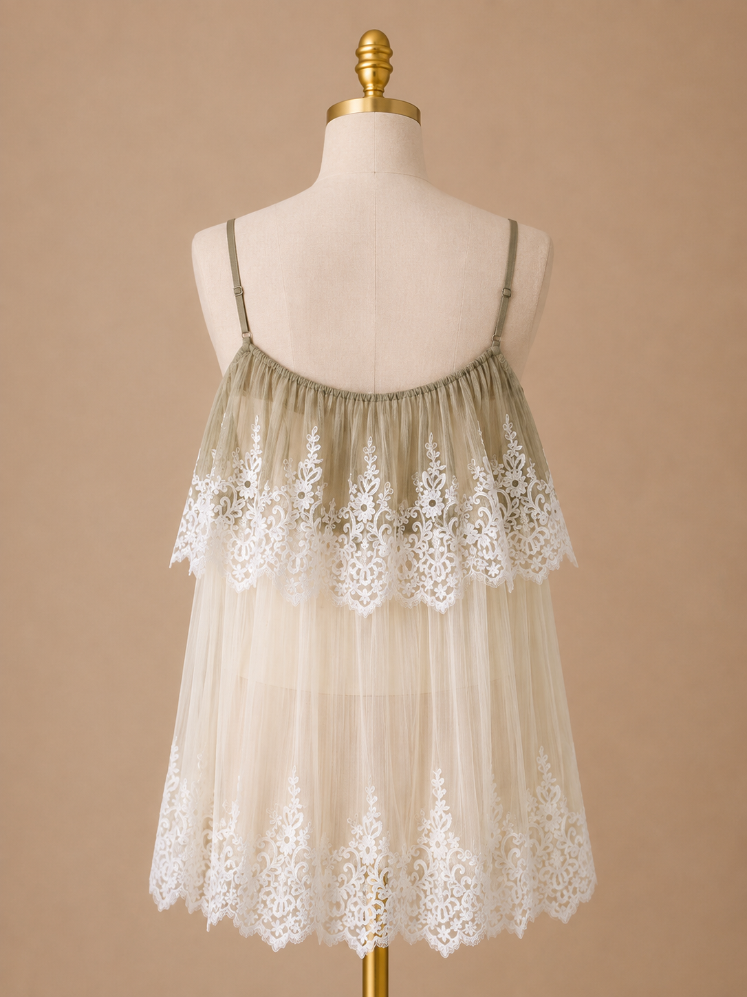 Sheer Laced Couture Blouse
(Pre-Order)