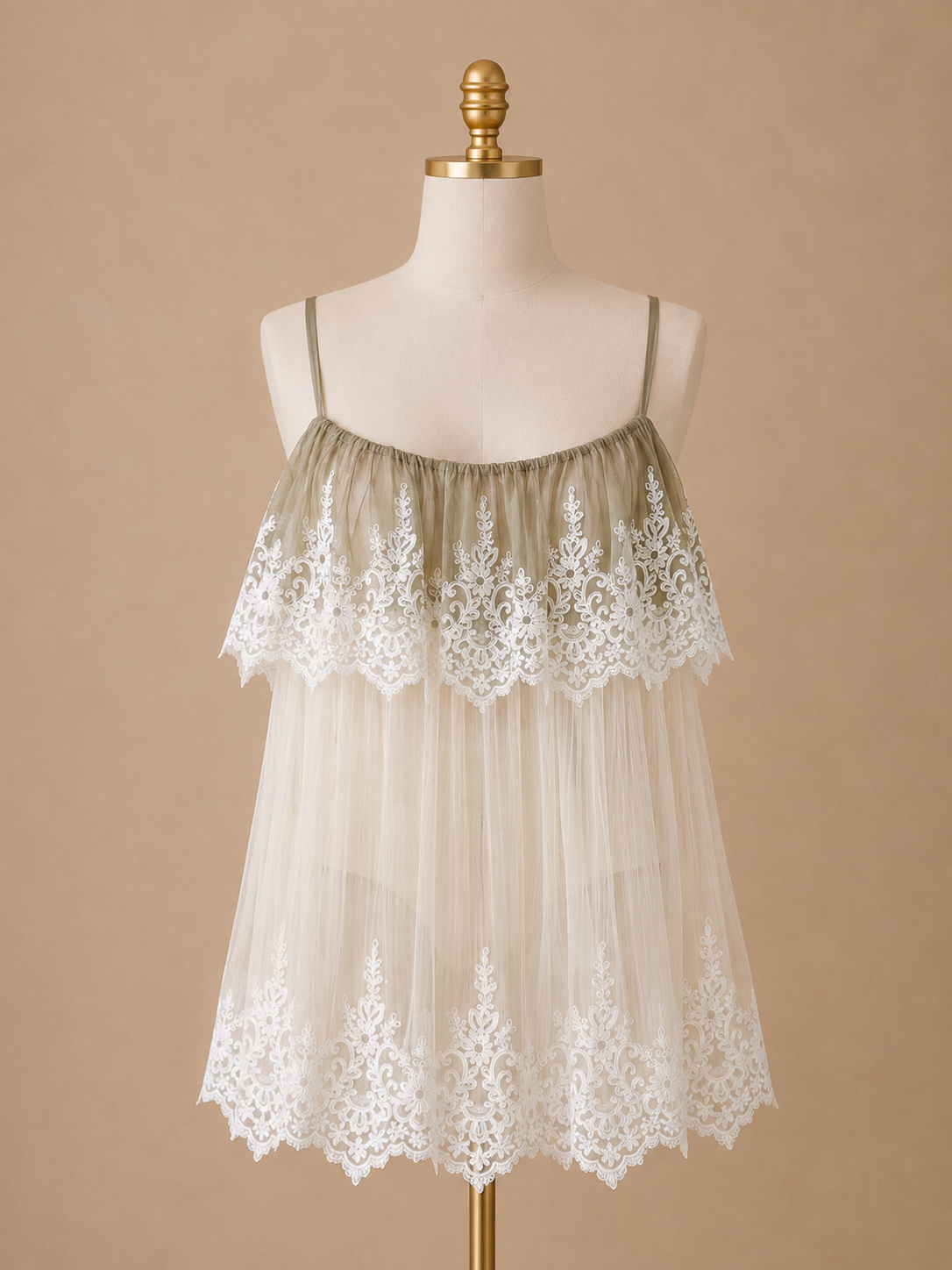 Sheer Laced Couture Blouse
(Pre-Order)