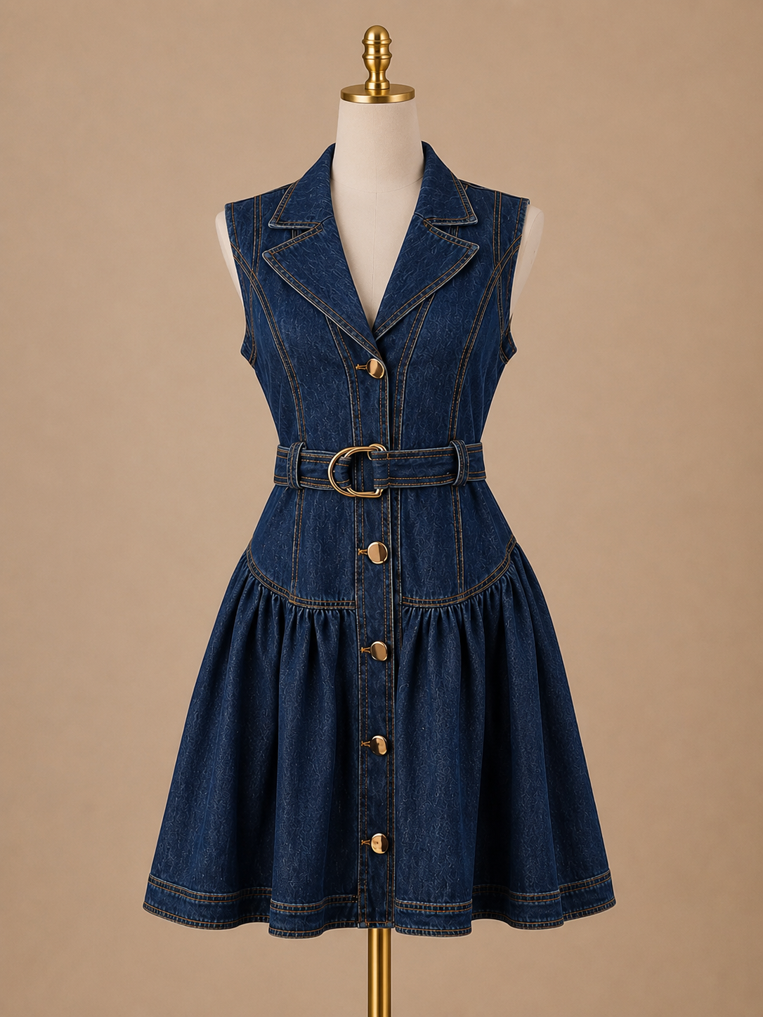 Versailles Denim Dress