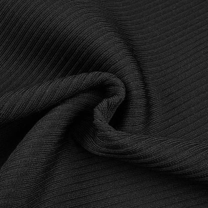 Cuffed Ribbed Maxi (Black)