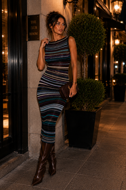 Earth Tone Bodycon Dress