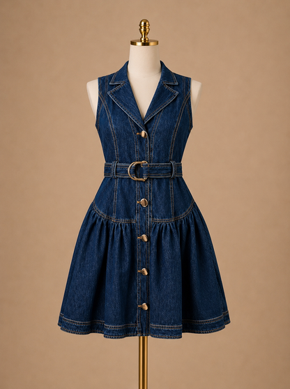 Versailles Denim Dress