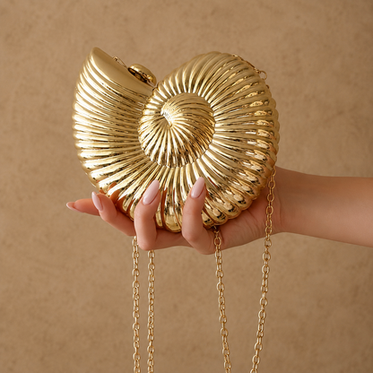 Large Seashell Clutch