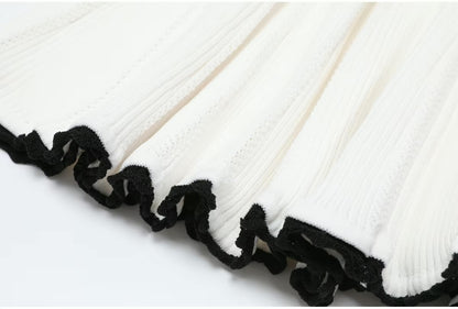 French Daytime Midi Dress (White)