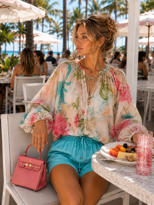 Floral Boho Blouse