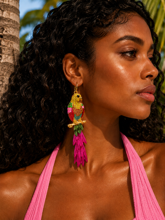 Maui Parrot Earrings