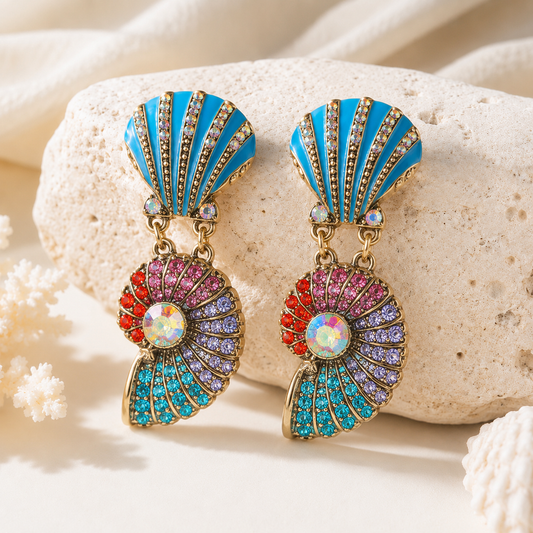 Under The Sea Diamond Collection Earrings
