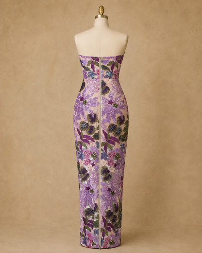 Floral Sequin Dress