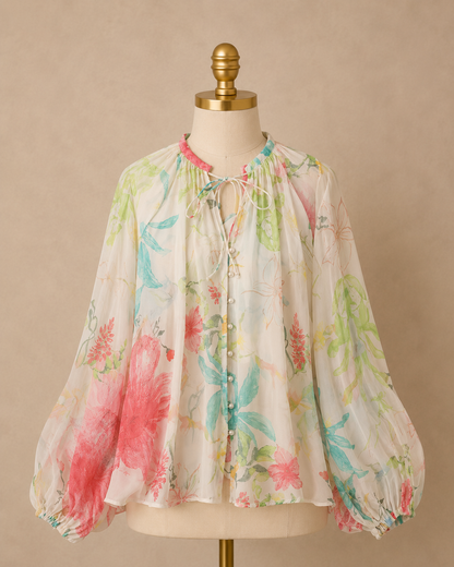 Floral Boho Blouse
