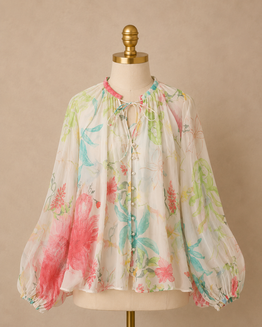 Floral Boho Blouse