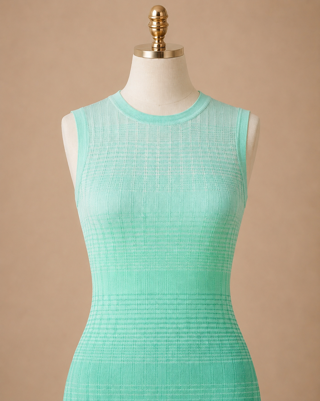 Gradient Rise Maxi Dress (Mint)
