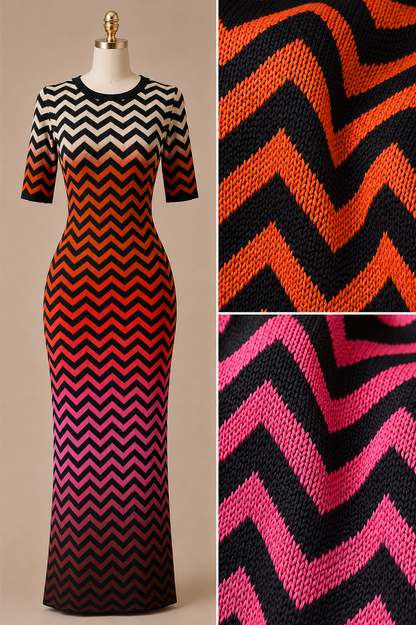 Retro Maxi Dress