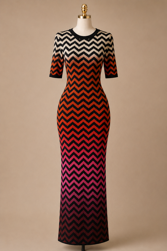 Retro Maxi Dress