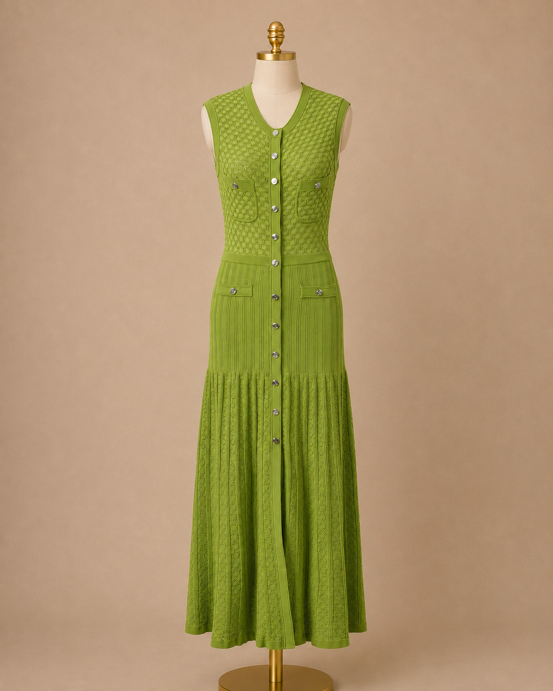 Ella Maxi Dress (Olive)