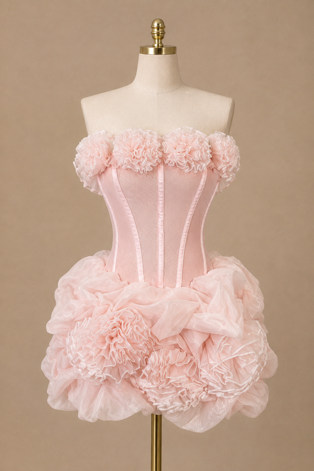 Blushed Florals Cocktail Dress