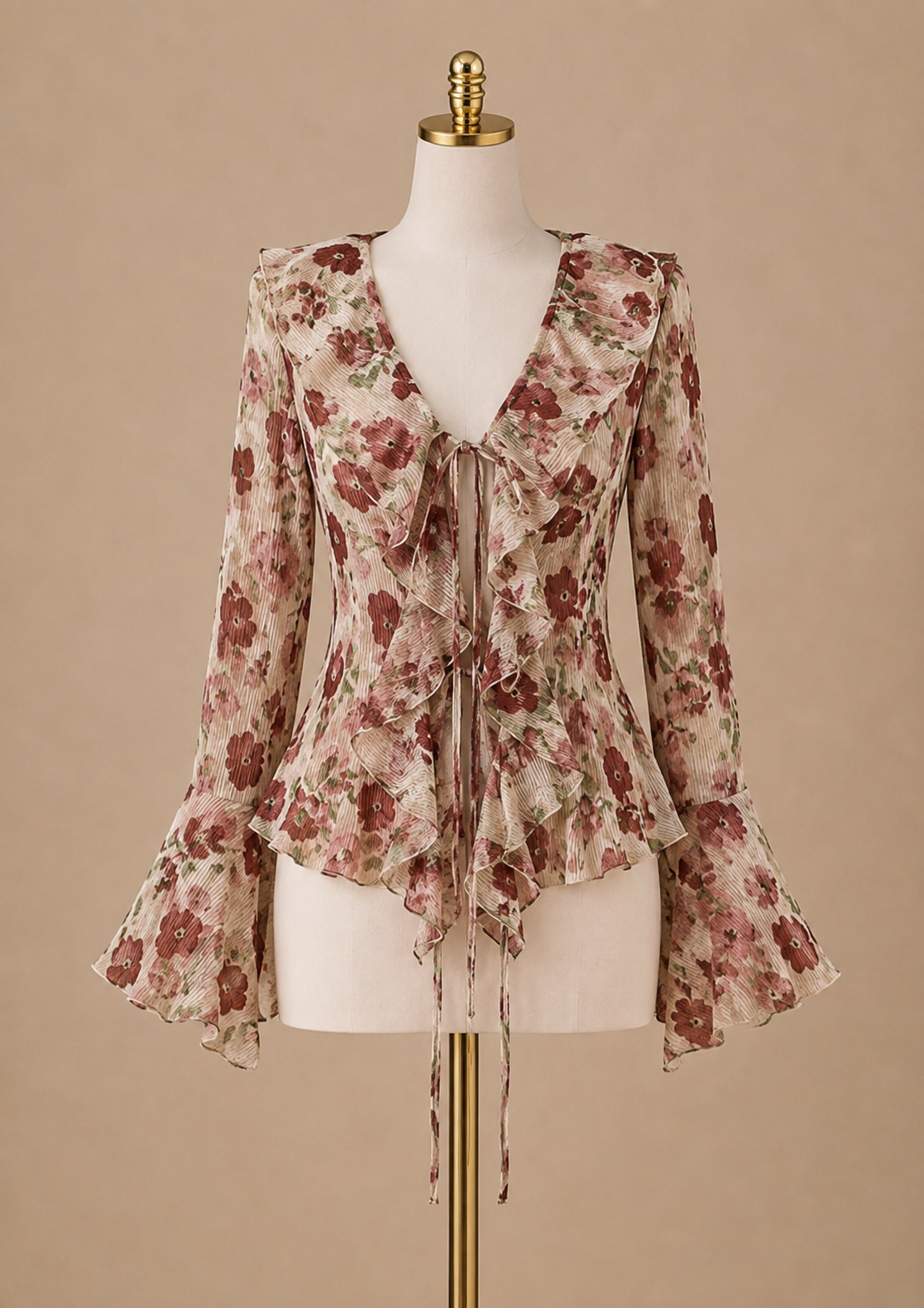 Floral Chiffon Blouse