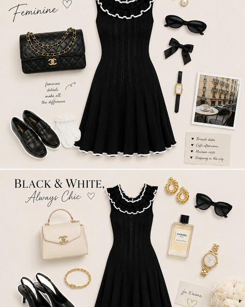 French Daytime Midi Dress