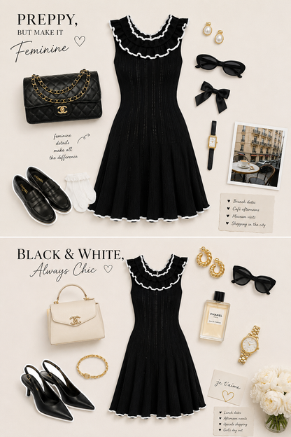 French Daytime Midi Dress