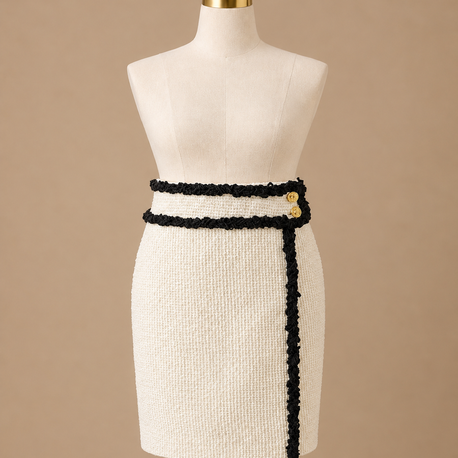 Couture Tweed Skirt