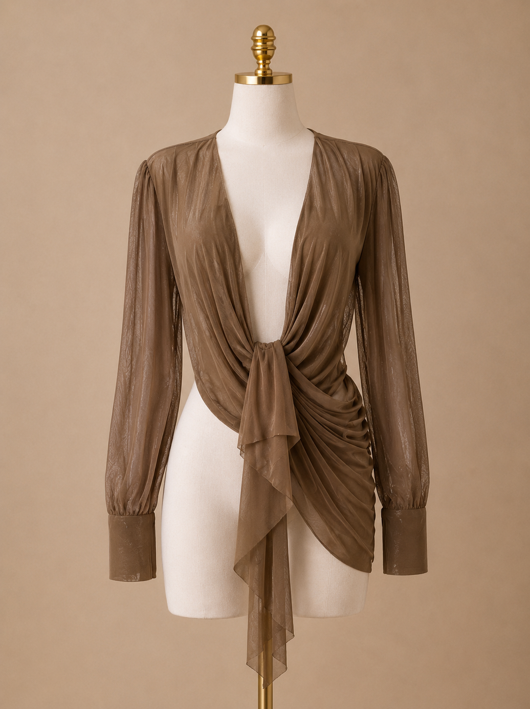Loose Mesh Blouse