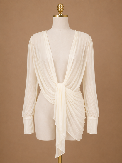 Loose Mesh Blouse