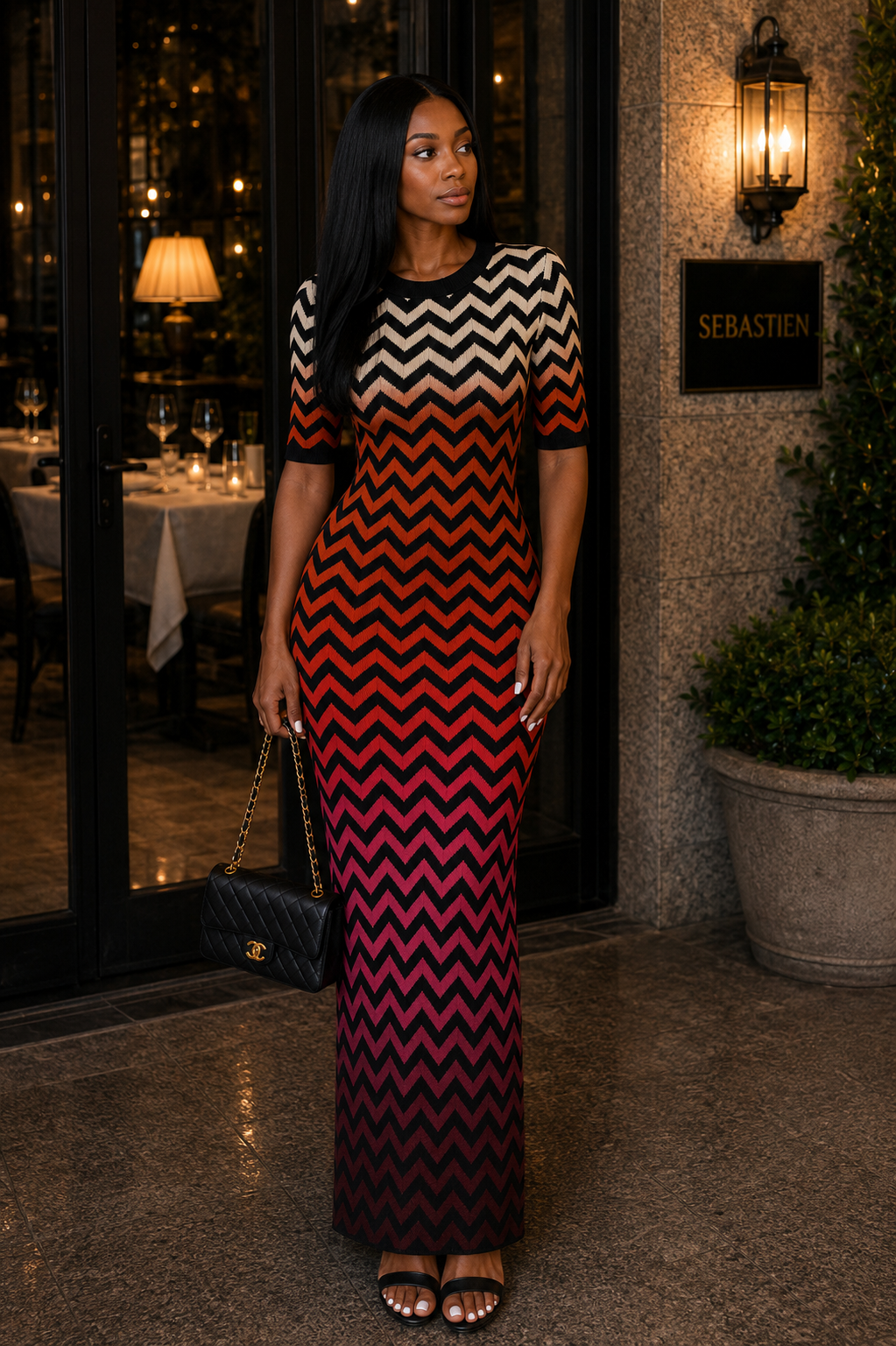 Retro Maxi Dress