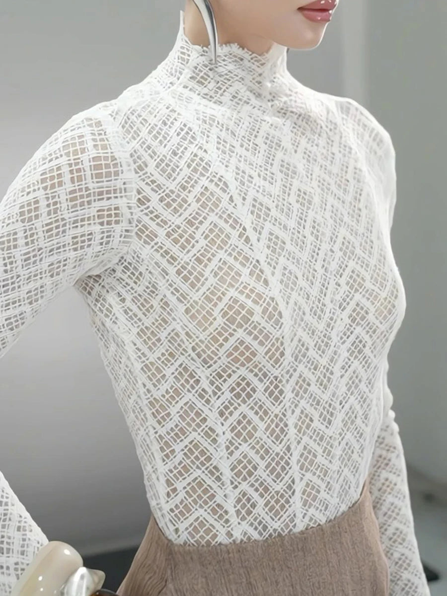 Kimbella Laced Top (White)