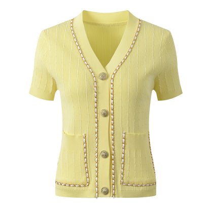 The Chanel Chain Top (Yellow)