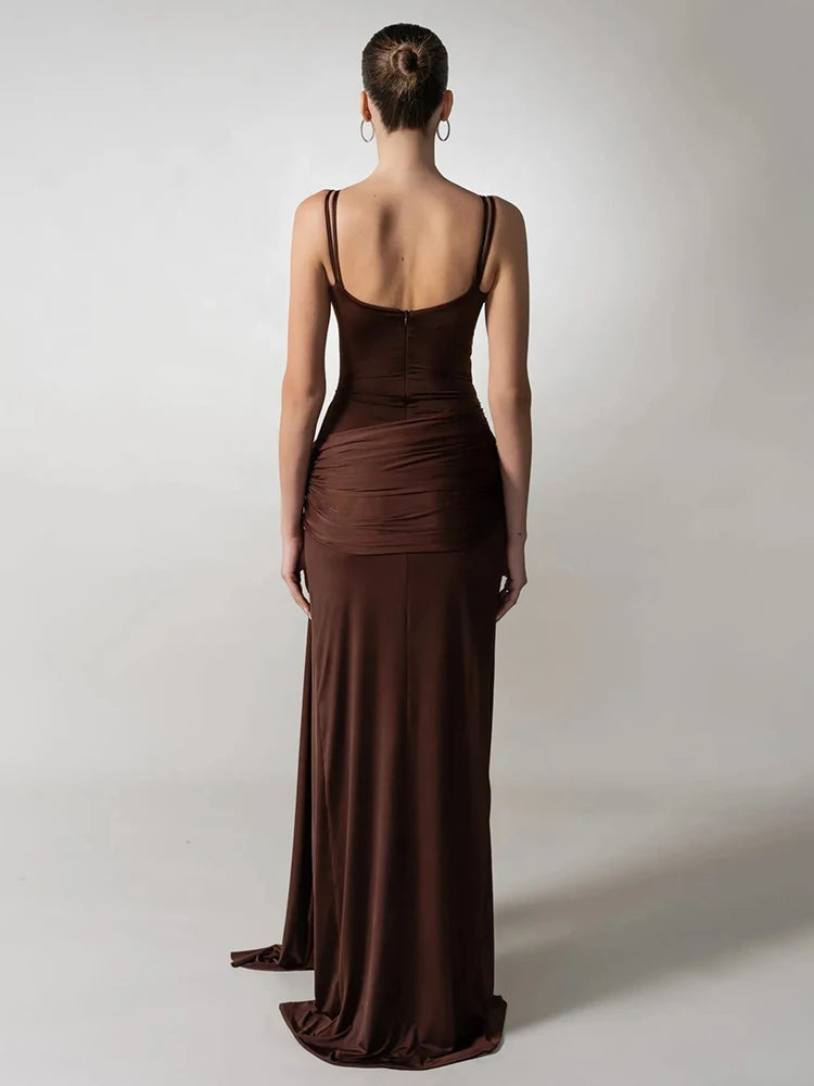 Marcella Draped Cutout Maxi