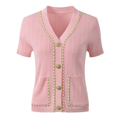 The Chanel Chain Top (Pink)