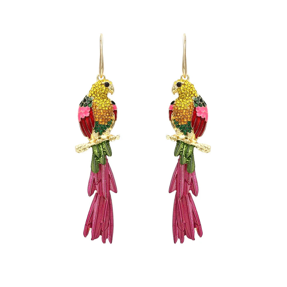 Maui Parrot Earrings
