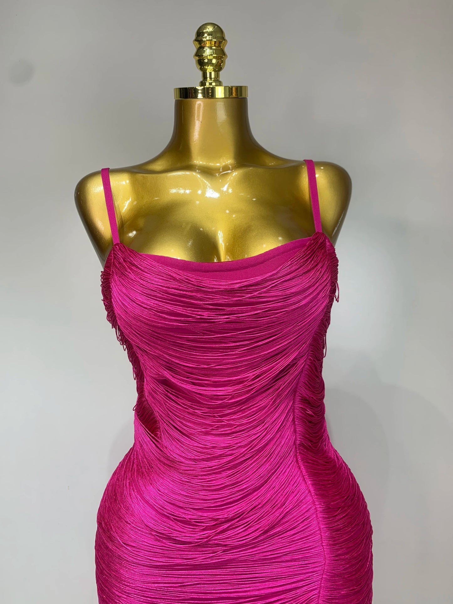 Bodycon Tassel Bandage Dress