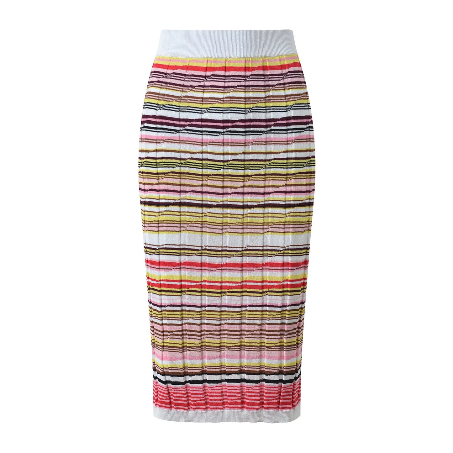 Striped Knit Skirt