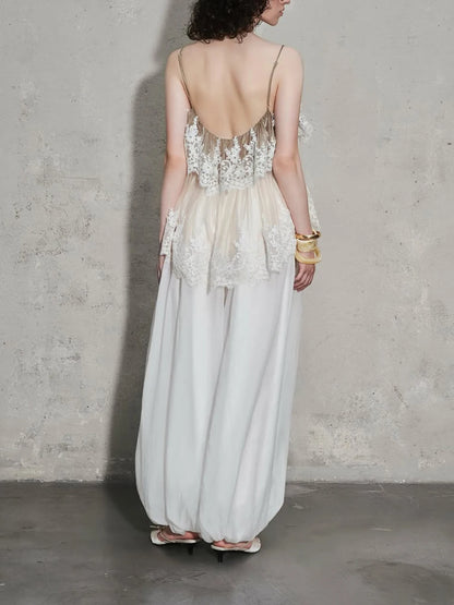 Sheer Laced Couture Blouse
(Pre-Order)