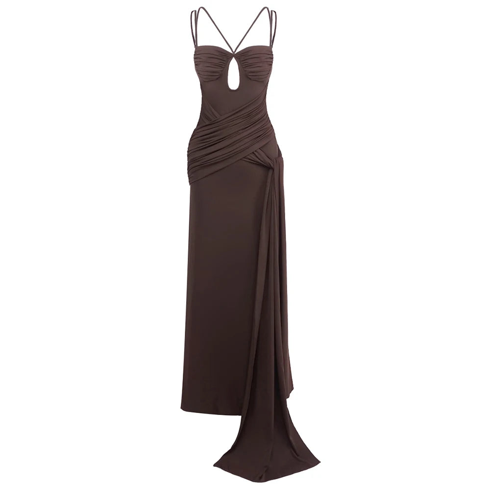 Marcella Draped Cutout Maxi