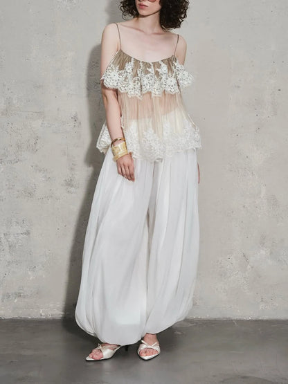 Sheer Laced Couture Blouse
(Pre-Order)