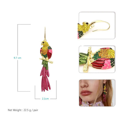 Maui Parrot Earrings