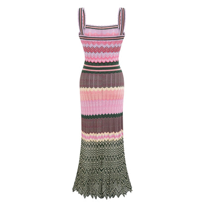 Walks in Capri Boho Knit Maxi