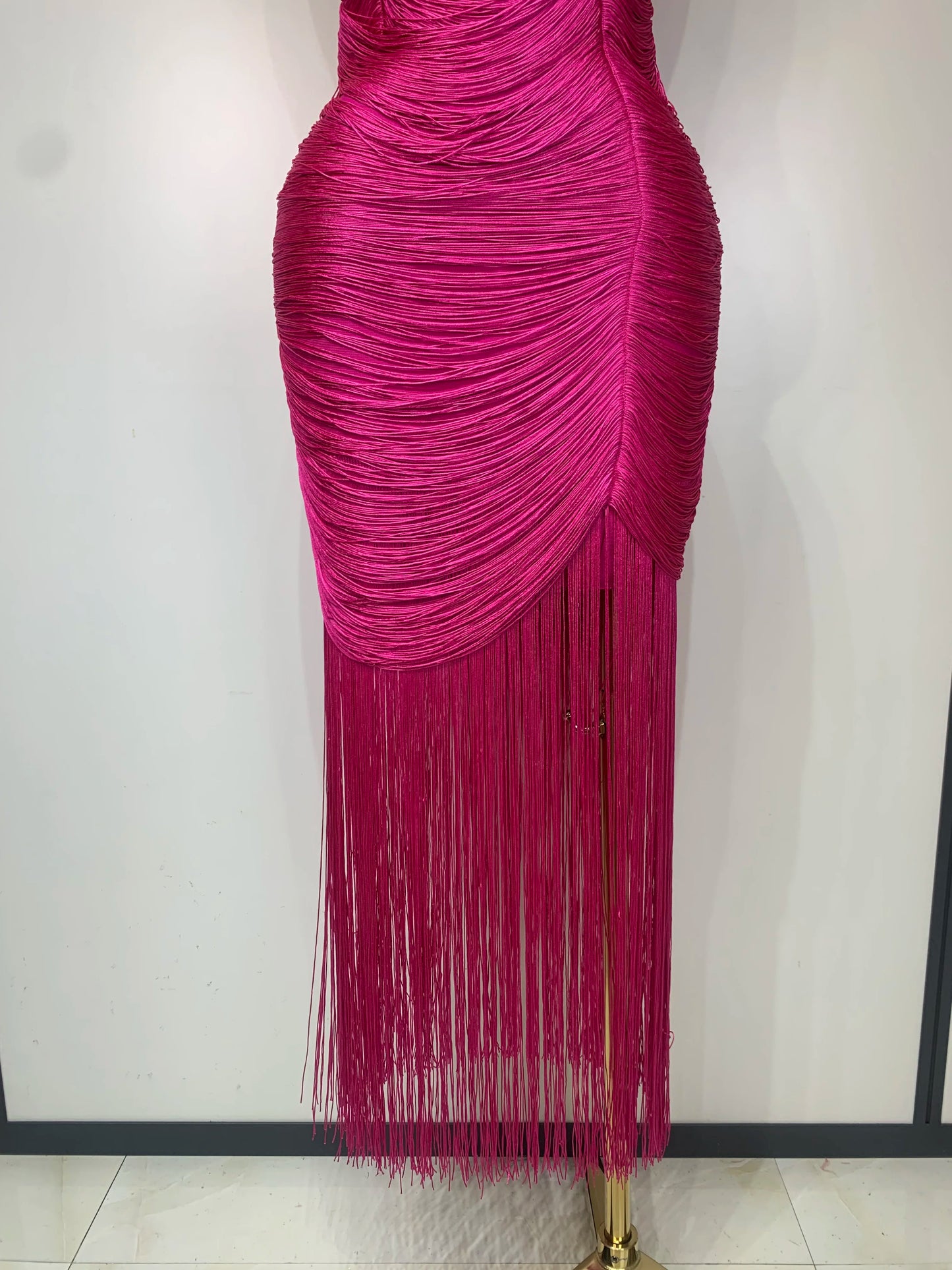 Bodycon Tassel Bandage Dress